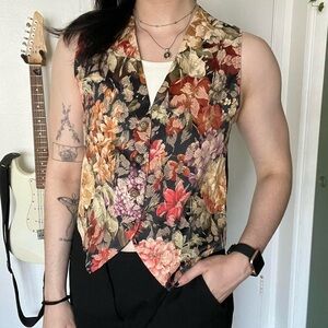 Floral Multicolor Men's Vest